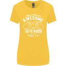 An Awesome Traffic Warden Looks Like Womens Wider Cut T-Shirt Yellow