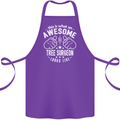 An Awesome Tree Surgeon Looks Like Cotton Apron 100% Organic Purple