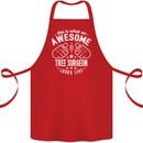 An Awesome Tree Surgeon Looks Like Cotton Apron 100% Organic Red
