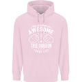 An Awesome Tree Surgeon Looks Like Mens 80% Cotton Hoodie Light Pink
