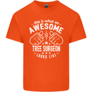 An Awesome Tree Surgeon Looks Like Mens Cotton T-Shirt Tee Top Orange