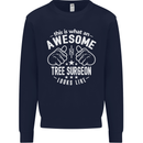 An Awesome Tree Surgeon Looks Like Mens Sweatshirt Jumper Navy Blue
