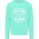 An Awesome Tree Surgeon Looks Like Mens Sweatshirt Jumper Peppermint