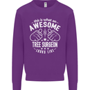 An Awesome Tree Surgeon Looks Like Mens Sweatshirt Jumper Purple