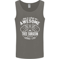 An Awesome Tree Surgeon Looks Like Mens Vest Tank Top Charcoal