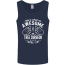 An Awesome Tree Surgeon Looks Like Mens Vest Tank Top Navy Blue