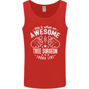 An Awesome Tree Surgeon Looks Like Mens Vest Tank Top Red