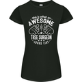 An Awesome Tree Surgeon Looks Like Womens Petite Cut T-Shirt Black