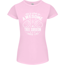 An Awesome Tree Surgeon Looks Like Womens Petite Cut T-Shirt Light Pink