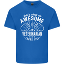 An Awesome Veternarian Looks Like Mens Cotton T-Shirt Tee Top Royal Blue