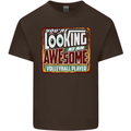An Awesome Volleyball Player Kids T-Shirt Childrens Chocolate