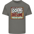 An Awesome Water Skier Skiing Kids T-Shirt Childrens Charcoal