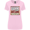 An Awesome Water Skier Skiing Womens Wider Cut T-Shirt Light Pink