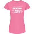 An Awesome Wife Looks Like Valentine's Day Womens Petite Cut T-Shirt Azalea