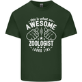 An Awesome Zoologist Looks Like Mens Cotton T-Shirt Tee Top Forest Green