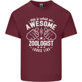 An Awesome Zoologist Looks Like Mens Cotton T-Shirt Tee Top Maroon