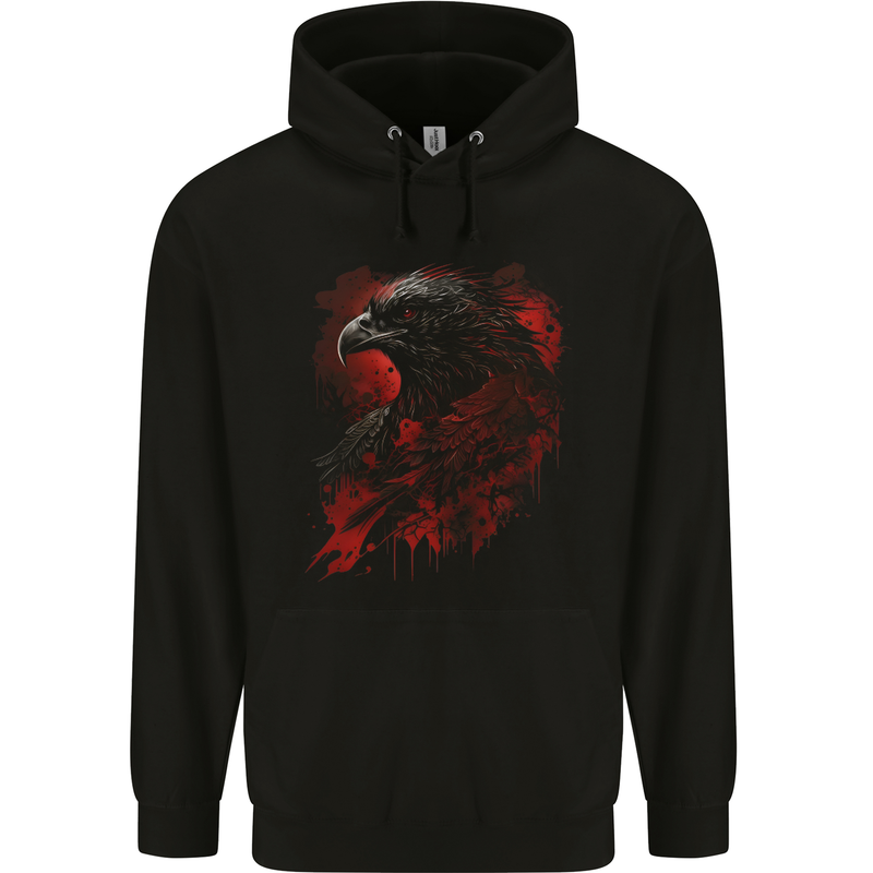 An Eagle Childrens Kids Hoodie Black