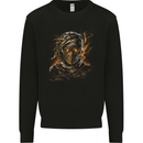 An Egyptian Demon Mummy Evil Eyes Kids Sweatshirt Jumper Black