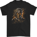 An Egyptian Demon Mummy Evil Eyes Mens Gildan Cotton T-Shirt Black
