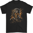 An Egyptian Demon Mummy Evil Eyes Mens T-Shirt 100% Cotton Black