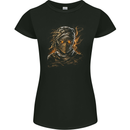 An Egyptian Demon Mummy Evil Eyes Womens Petite Cut T-Shirt Black