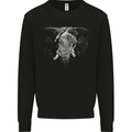An Elephant With an Eyepatch Kids Sweatshirt Jumper Black