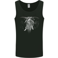 An Elephant With an Eyepatch Mens Vest Tank Top Black