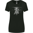 An Elephant With an Eyepatch Womens Wider Cut T-Shirt Black