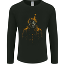 An Evil Clown Halloween Horror Mens Long Sleeve T-Shirt Black