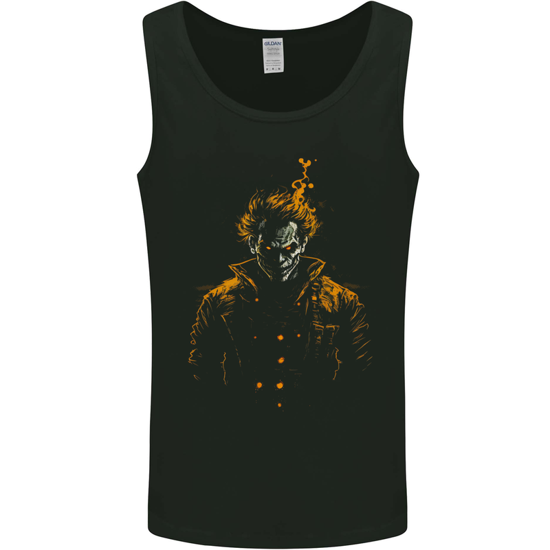 An Evil Clown Halloween Horror Mens Vest Tank Top Black
