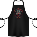 An Evil Clown Halloween Horror Vampire Cotton Apron 100% Organic Black