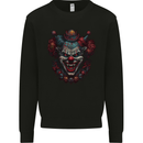 An Evil Clown Halloween Horror Vampire Kids Sweatshirt Jumper Black