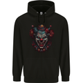 An Evil Clown Halloween Horror Vampire Mens 80% Cotton Hoodie Black