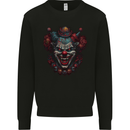 An Evil Clown Halloween Horror Vampire Mens Sweatshirt Jumper Black