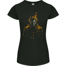An Evil Clown Halloween Horror Womens Petite Cut T-Shirt Black
