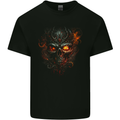 An Evil Fire Skull From the Future Kids T-Shirt Childrens Black