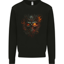 An Evil Fire Skull From the Future Mens Sweatshirt Jumper Black
