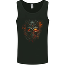 An Evil Fire Skull From the Future Mens Vest Tank Top Black