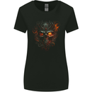 An Evil Fire Skull From the Future Womens Wider Cut T-Shirt Black