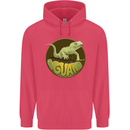 An Iguana Lizard Childrens Kids Hoodie Heliconia