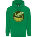 An Iguana Lizard Childrens Kids Hoodie Irish Green