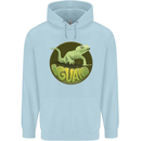 An Iguana Lizard Childrens Kids Hoodie Light Blue