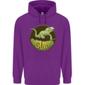 An Iguana Lizard Childrens Kids Hoodie Purple