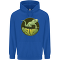 An Iguana Lizard Childrens Kids Hoodie Royal Blue