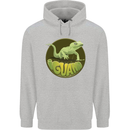 An Iguana Lizard Childrens Kids Hoodie Sports Grey