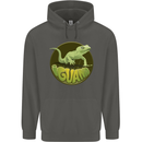 An Iguana Lizard Childrens Kids Hoodie Storm Grey