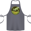 An Iguana Lizard Cotton Apron 100% Organic Steel
