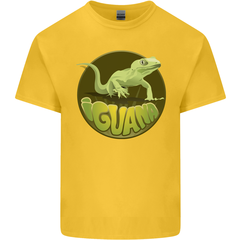 An Iguana Lizard Kids T-Shirt Childrens Yellow