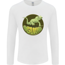 An Iguana Lizard Mens Long Sleeve T-Shirt White