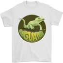 An Iguana Lizard Mens T-Shirt 100% Cotton White